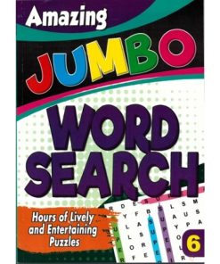 AMAZING JUMBO WORD SEARCH BOOK 6