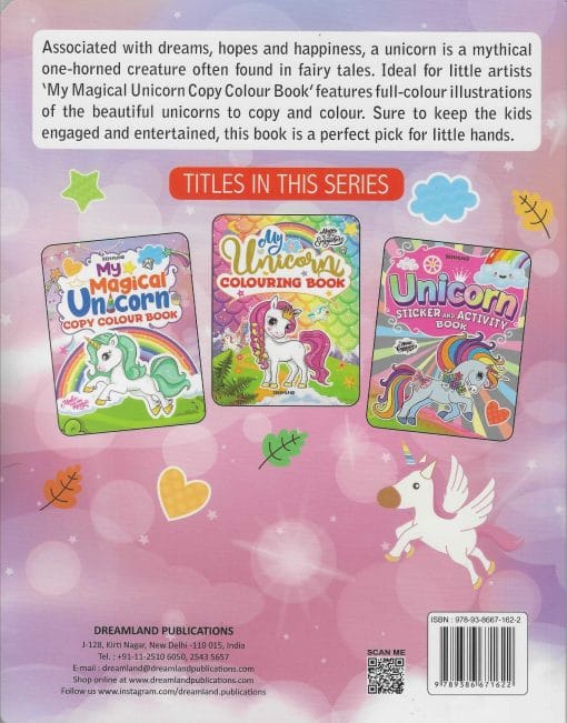 DL-MY MAGICAL UNICORN COPY COLOUR BOOK – Welcome To Crescent Book Shop