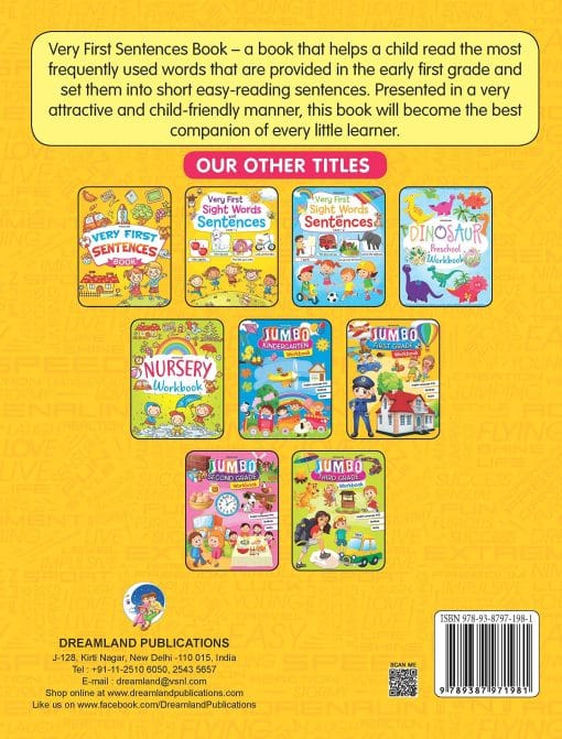 DL-VERY FIRST SENTENCES BOOK – Welcome To Crescent Book Shop
