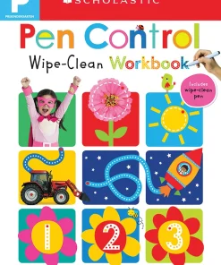 Scholastic - Pen Control Wipe-Clean Workbook