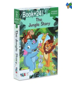 THE JUNGLE STORY BOOK + 24PIECE JIGSAW PUZZLE