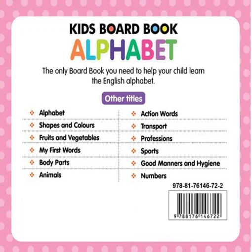 KIDS BOARD BOOK ALPHABET ABC – Welcome To Crescent Book Shop